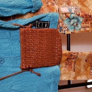C.E.M. crossbody woven bag
